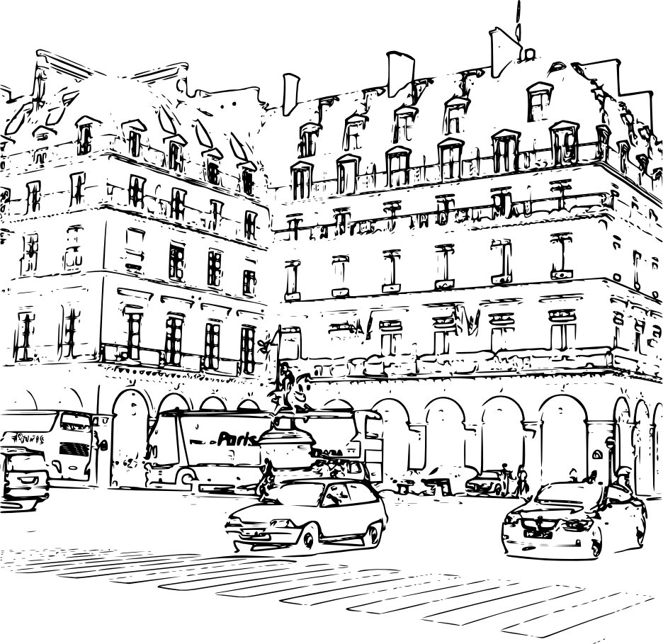 Paris Sketch Goedart Palm