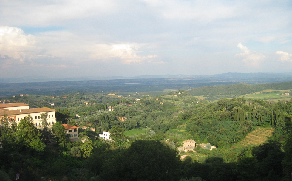 Montepulciano Landschaft Malerei